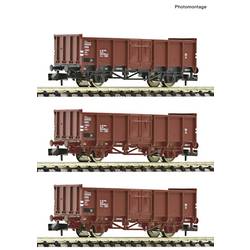 Fleischmann 6660156 N 3-tlg. Set: Offene Güterwagen, DR