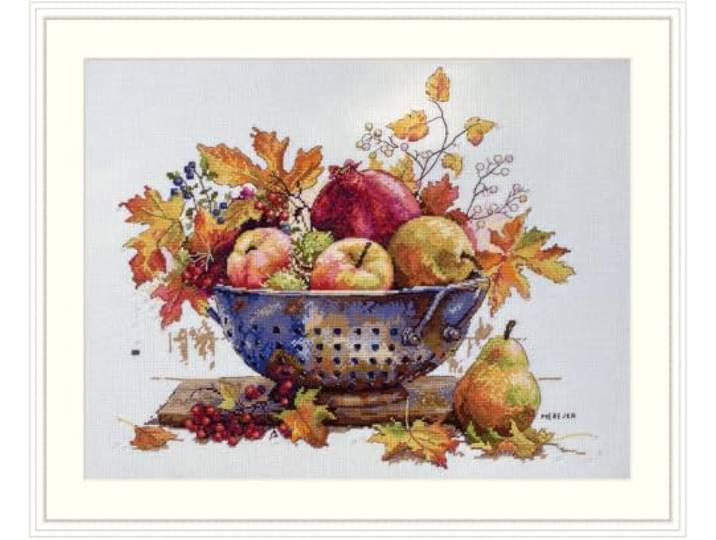 Merejka Telpakket Kruissteek Kit September Dauw