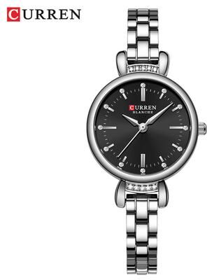 Youfap Market Brand Cute Luxury Women Bracelet Watches, Fashion Ladies Dress Wristwatch, Quartz Sport Watch silver Black