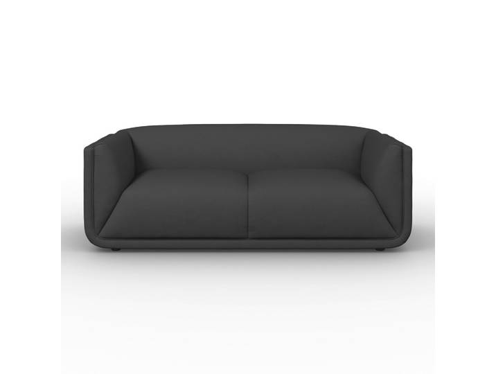 Sofa Hevi Samt Dunkelgrau