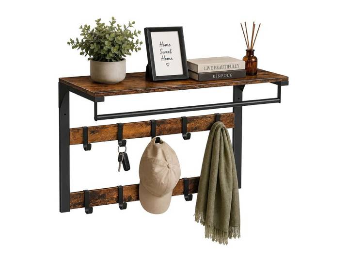 Relaxdays Wandgarderobe 3 in 1