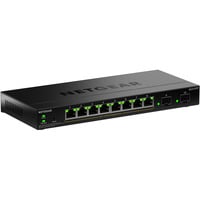 Smart Managed Essentials Switch (GS310TPv2) schwarz, 55W PoE Budget