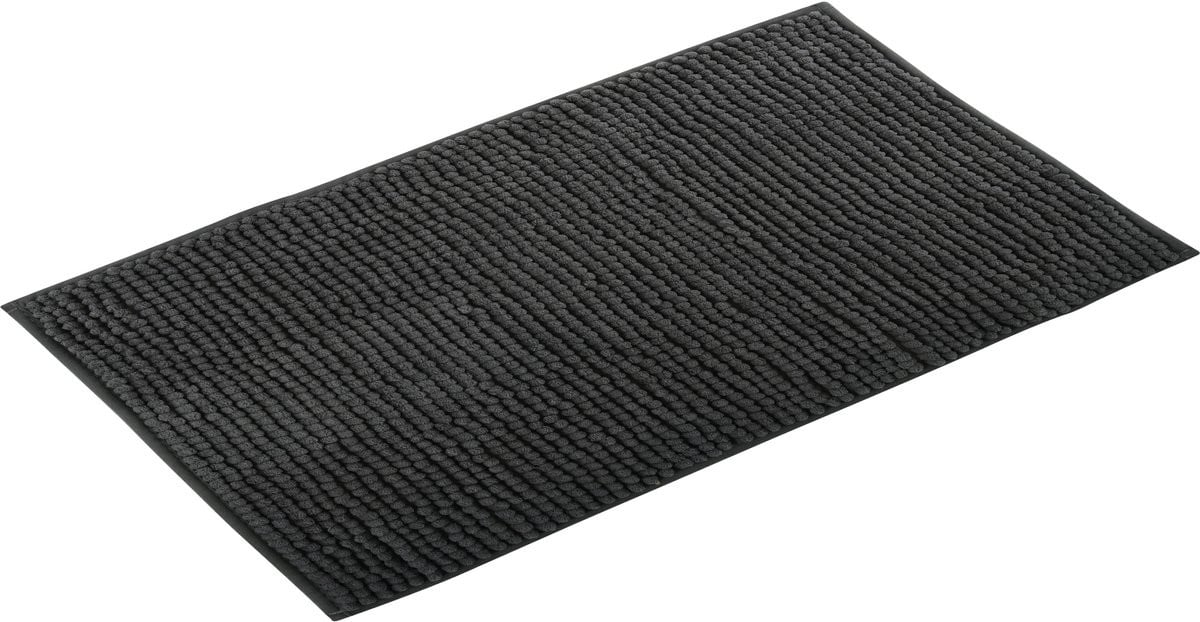 MSV Badmat Chenille van Microvezel - Grijs
