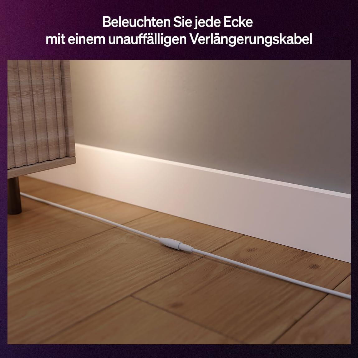 Philips Hue Slimme Lichtstrip Flux, Wit, 2 meter, Bluetooth/Zigbee, Siliconen