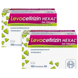 Levocetirizin HEXAL® Antiallergikum Doppelpack 2X100 St