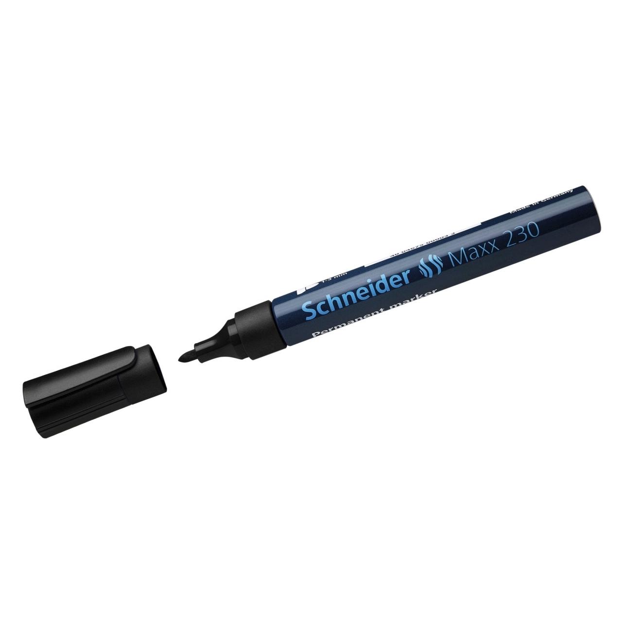 Schneider Permanentmarker Maxx 230, sz (10x) (123001)