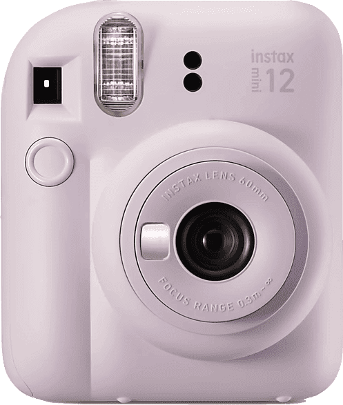 Cámara instantánea - Fujifilm Instax Mini 12, 62× 46 mm, Flash, Lila