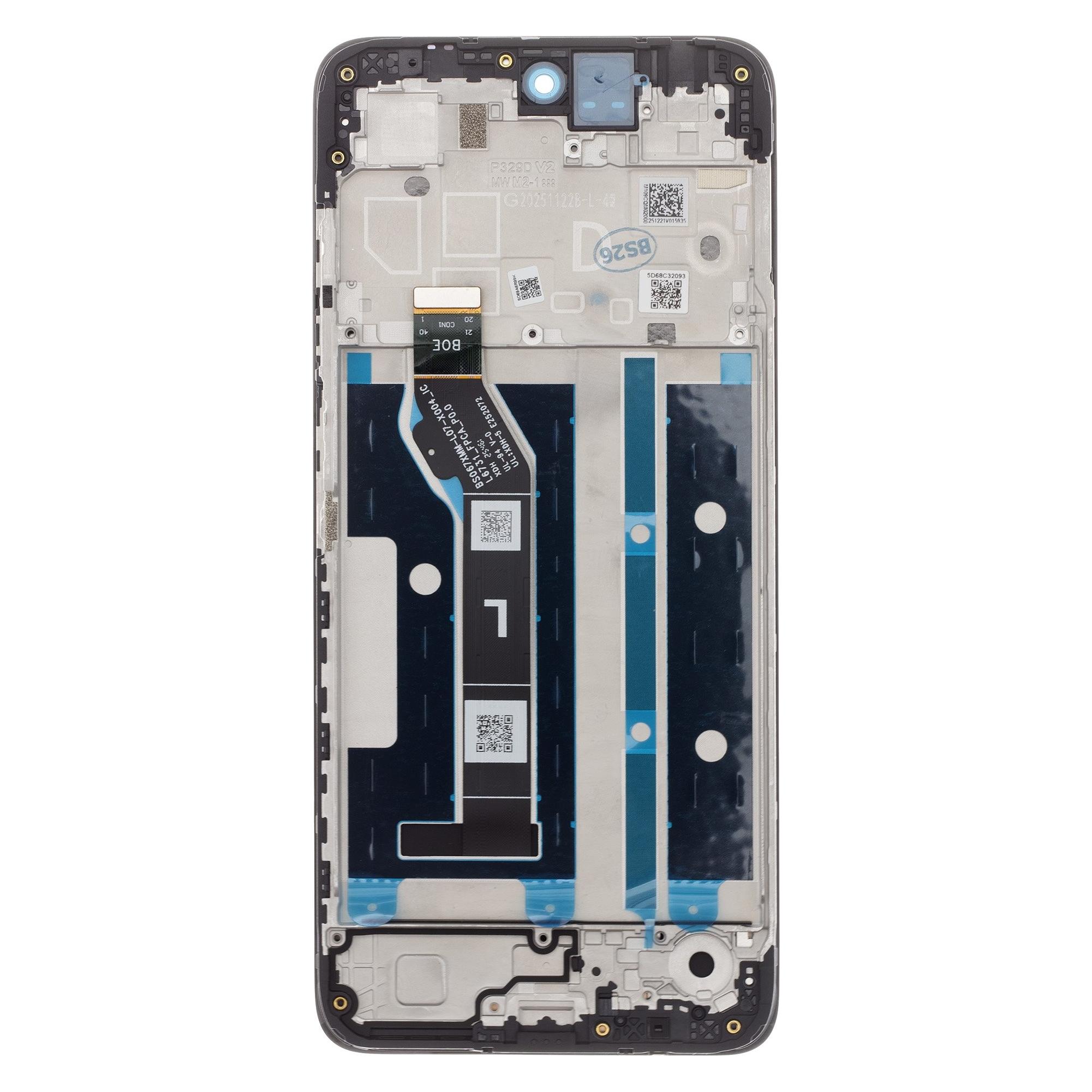 Motorola G17/G17 Power LCD Display + Touch-Einheit + Vorderseite (Service-Pack) (Display) (5D68C32196)