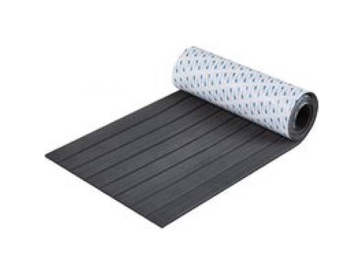 VEVOR Bootsbodenbelag, Bootsdeck aus EVA-Schaum, 2400 x 450 x 6 mm, rutschfester, selbstklebender Bodenbelag, 10800 cm² großer Marineteppich für Boote, Yachten, Pontons, Kajakdecks