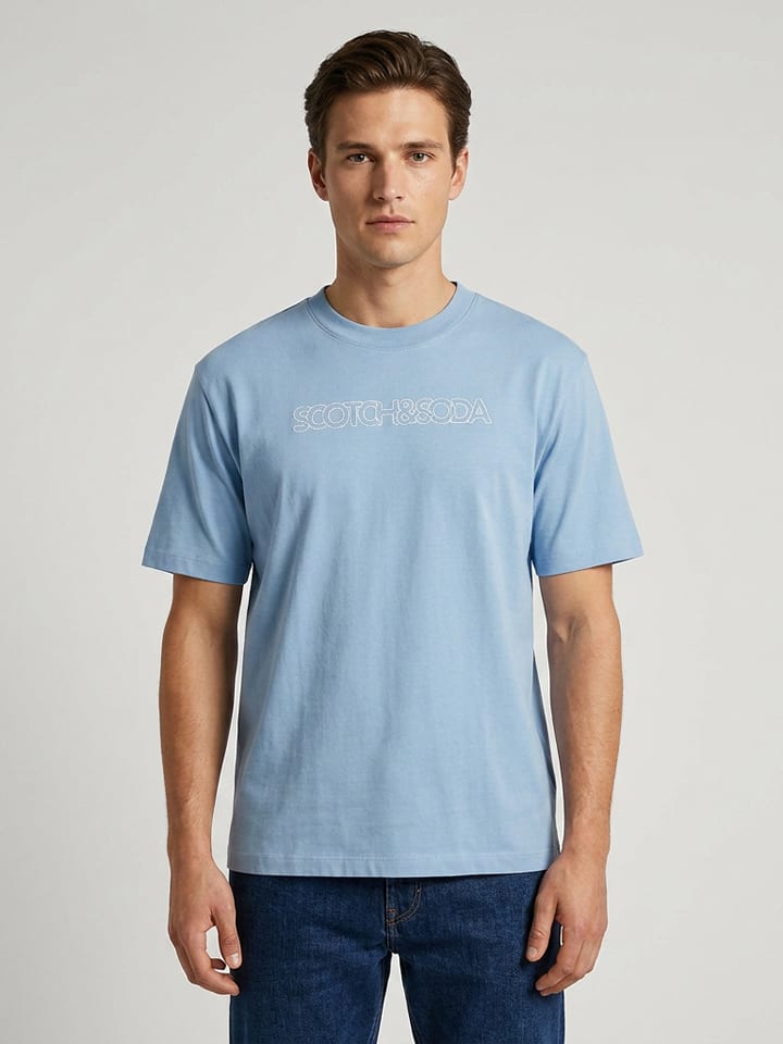Scotch & Soda Shirt in Hellblau - M