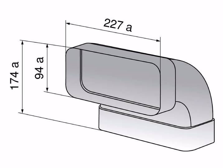 V-ZUG 1012786 Flexbogen – Dunstabzugshaube Zubehör