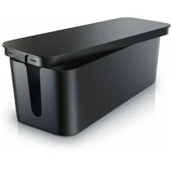 BEARWARE Kabelbox, Kabel Box mit Gummifüßen - Kabelmanagement / dezente Optik / Ladebox