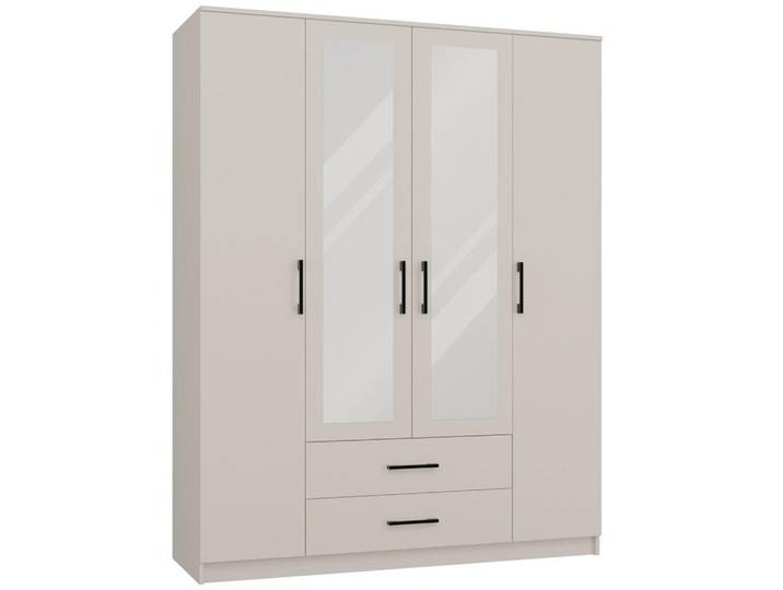 Raumhirsch Furniture Kleiderschrank Kaszmir 160/205/52, Kaschmir, Rechteckig, 160x205x52 cm, Schlafzimmer, Kleiderschränke