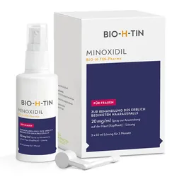 MINOXIDIL BIO-H-TIN Pharma 20 mg/ml Spray Frauen 3X60 ml
