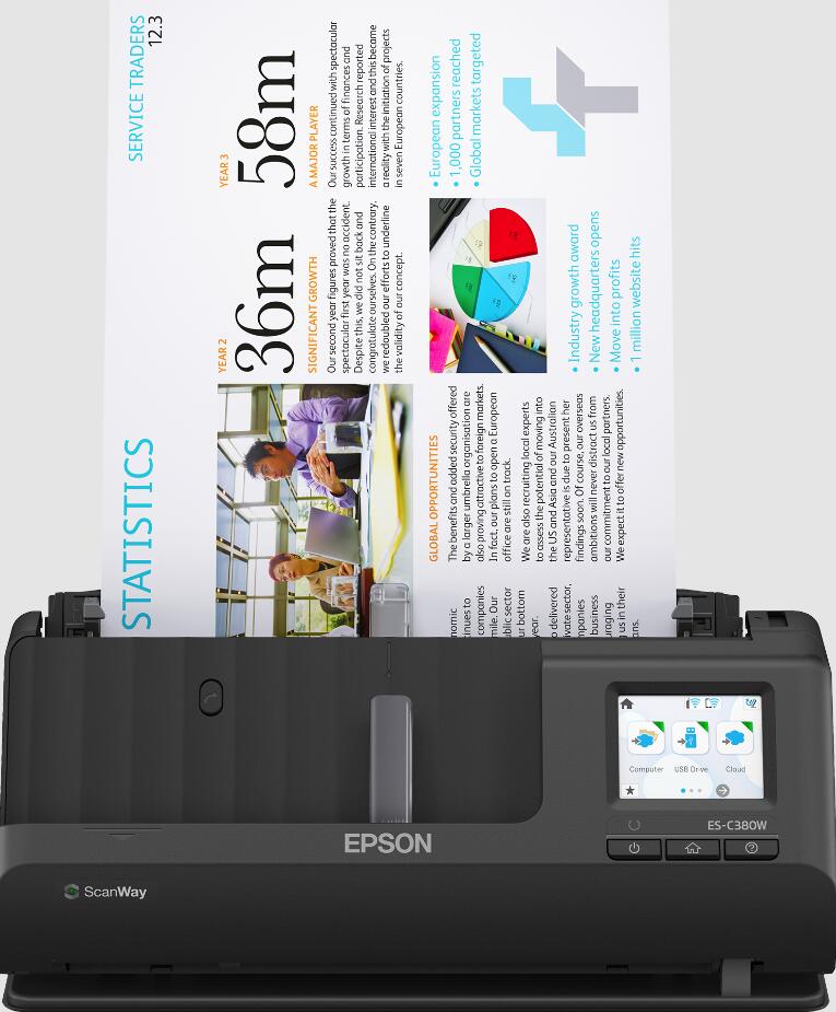 Epson ES-C380W Einzelblattscanner B11B269401
