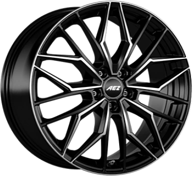 AEZ Porto Dark Gun Polished 8.5x21 ET 40 5/112 Alufelge Grau