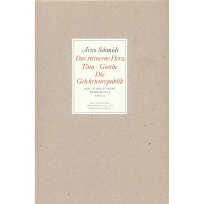 Bargfelder Ausgabe. Werkgruppe I. Romane, Erzählungen, Gedichte, Juvenilia, Gebundene Ausgabe von Arno Schmidt, Suhrkamp, 978-3-518-80002-7