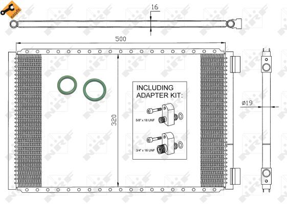 Nrf Kondensator, Klimaanlage Easy Fit 35953