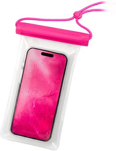 Puro Bolsa Impermeável Case and Me Bay Clear - Transparente / Rosa
