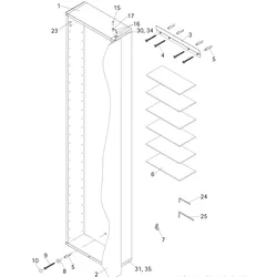 HSK Ersatzteile 6x Glasboden (Tiefe 125 mm), E97603-125-6 E97603-125-6