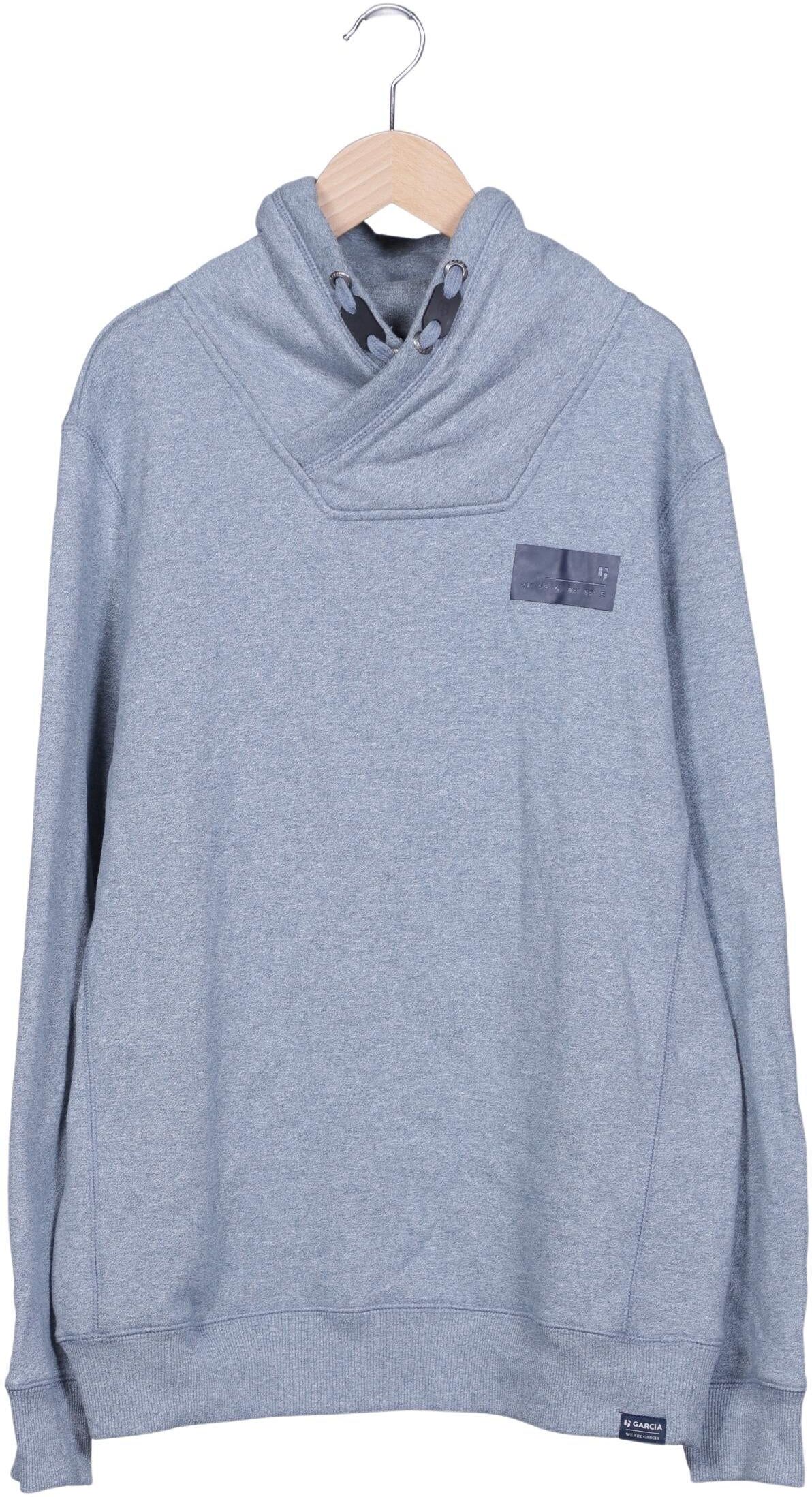 Garcia Herren Sweater, Grau, Gr. M, Baumwolle / Synthetik - Second Hand