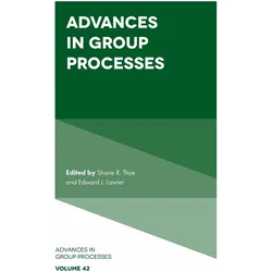 Advances in Group Processes, Fachbücher von Shane R. Thye, Edward J. Lawler