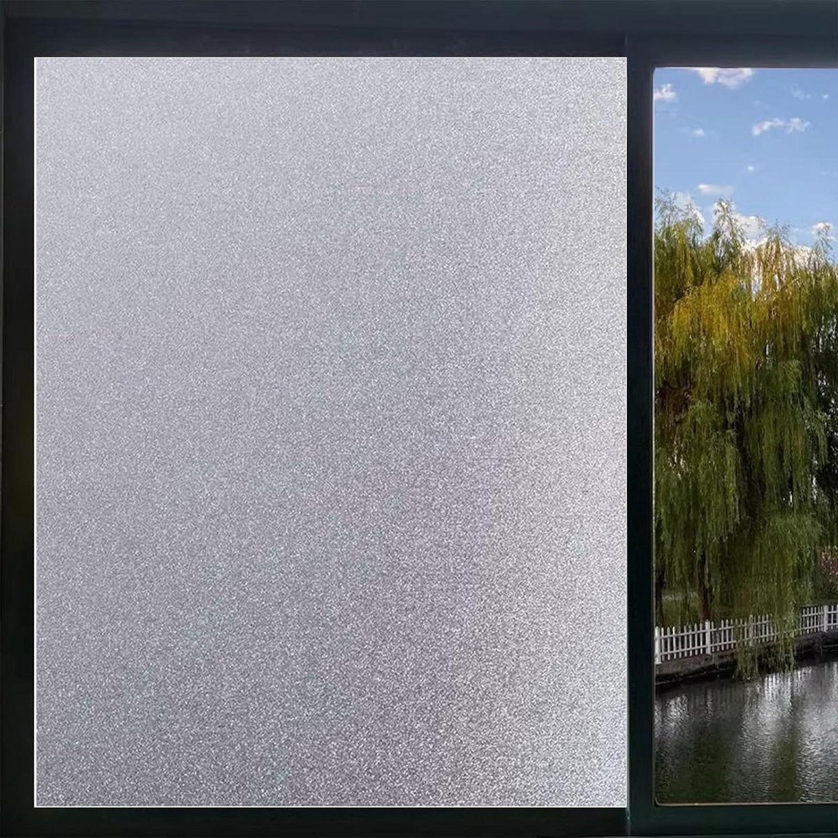 Statische Raamfolie Melkglas Privacyfolie Mat - 45 x 200 cm