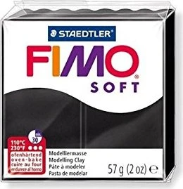 FIMO soft 8020 56g schwarz, 1 Stück