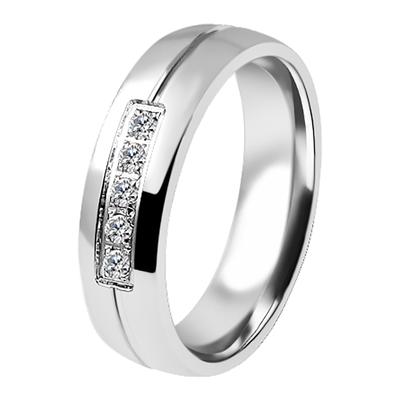 Partnerring AKZENT "Infinite Life, hautverträglich" Gr. 50, silber (silberfarbig), Fingerringe, Damen, 50, Edelstahl