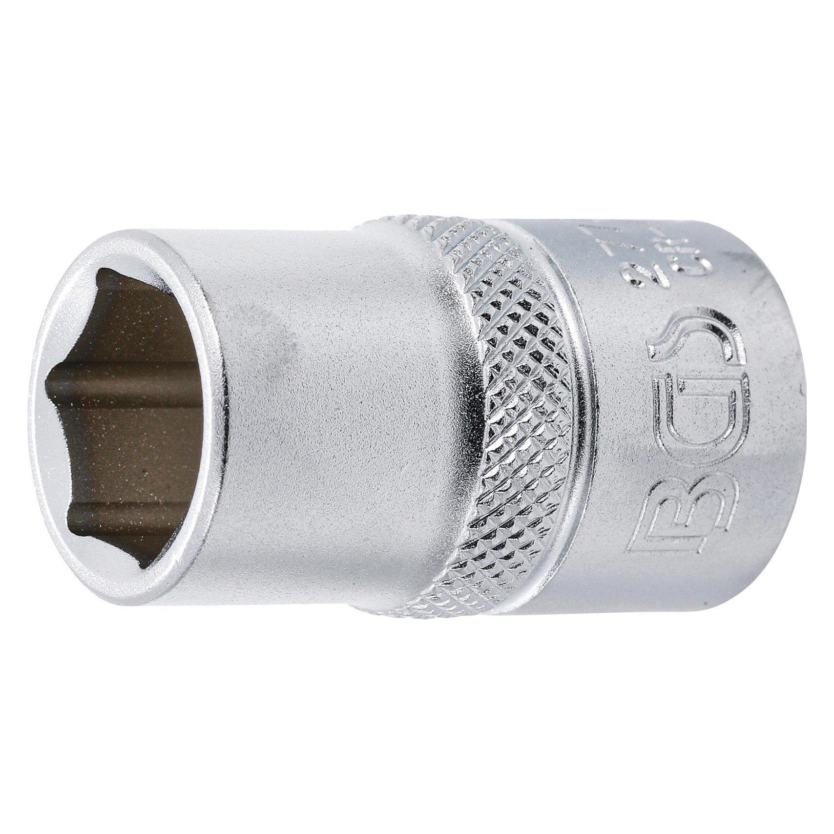 BGS Steckschlüssel-Einsatz Sechskant | Antrieb Innenvierkant 12,5 mm (1/2") | SW 9/16" (9/16") (2773)