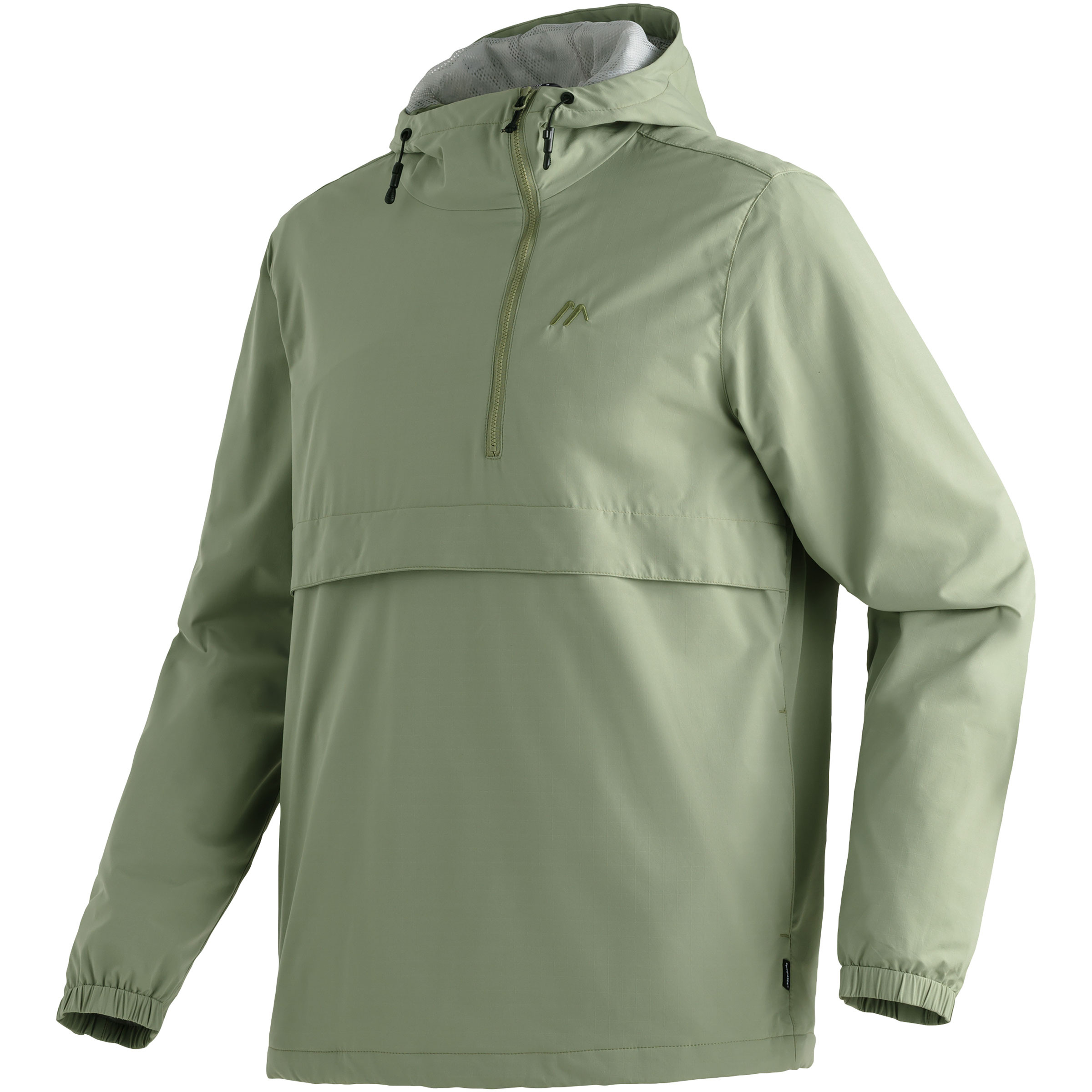 Maier Sports Okoko Loop Anorak Regenjacke gruen Größe L Camping Elastisch Wasserabweisend