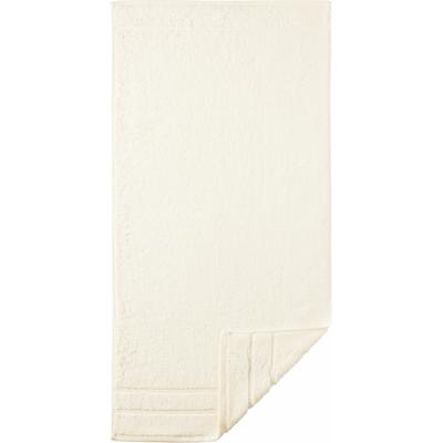 Badetuch EGERIA "Prestige", beige (creme), B:75cm L:160cm, Walkfrottee, Obermaterial: 100% Baumwolle, Handtücher, Badetuch, Uni Programm mit Streifenbordüre, SUPIMA Baumwolle