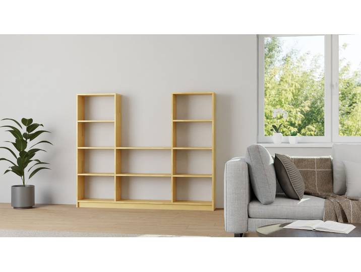 Stylishes Schallplattenregal nach Maß Buche Natur geölt