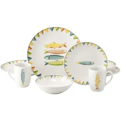 creaTable Kombiservice 8-tlg. SARDINHAS - B/H/T ca. .30x.31x.34