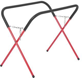 Garvee Heavy Duty Folding Work Stand – 750 lbs Capacity, Portable Steel Workbench, Rust Resistant, Adjustable Height