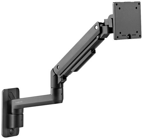 LogiLink BP0169 Monitor-Wandhalterung 1 Display(s) Schwarz Drehbar, Höhenverstellbar, Neigbar, Rotierbar, Schwenkbar