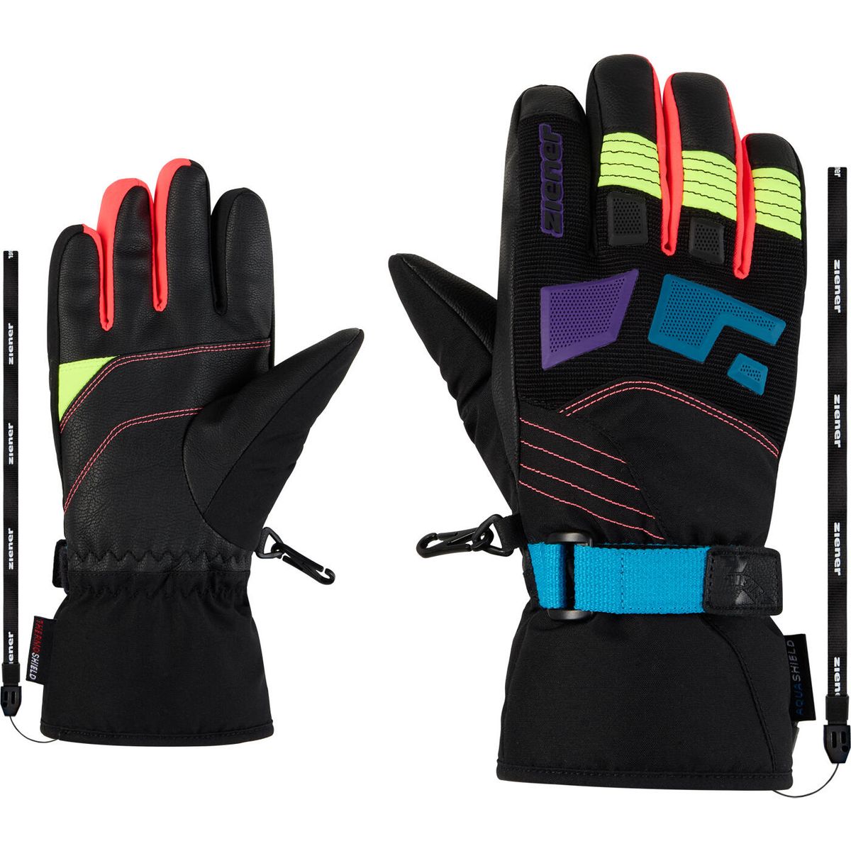 Ziener Lukian-z AS Glove Junior Unisex multicolor (999) 3 115023-999-3