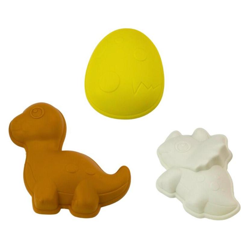Lean Toys Satz Dinosaurier-Sandspielzeuge (LEA18532-uniw)