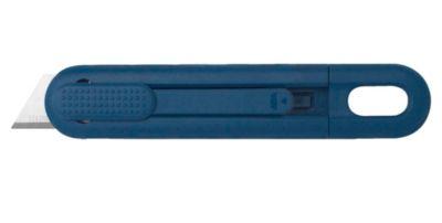 PHC Sicherheitsmesser Volo™ MD, für Links-/Rechtshänder, metalldetektierbar, Auto-Klingenrückzug, Umhängeöse, Kunststoff, dunkelblau