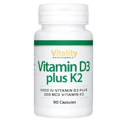 Vitamin D3 5000 plus K2 200 90 St