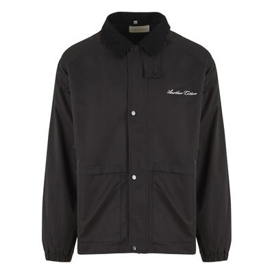 Langmantel ANOTHER COTTON LAB "Another Cotton Lab", Herren, Gr. XS, schwarz, 100% Polyester, Mäntel