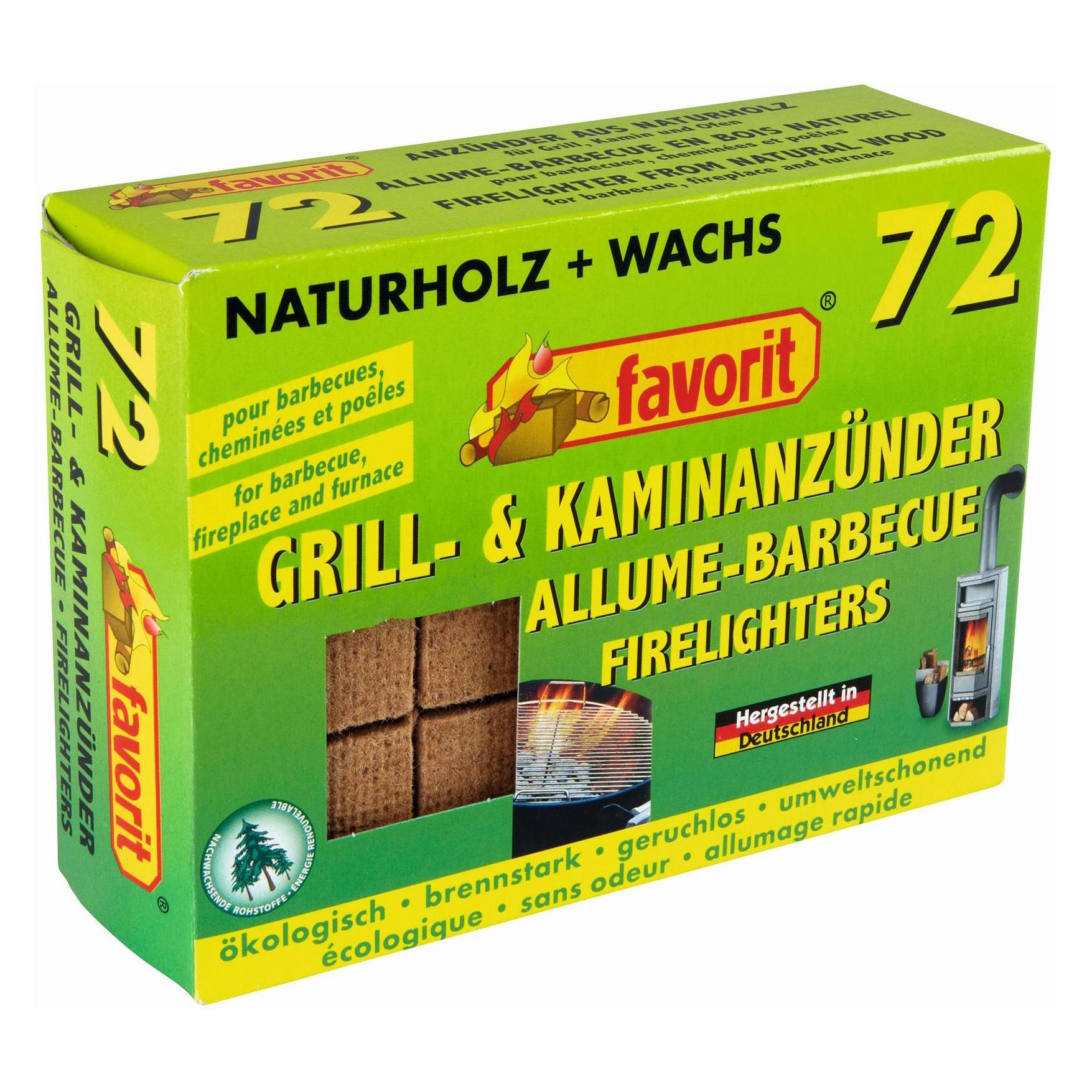 Favorit Grill- und Kaminanzünder 72 Stück 1828 (1828)