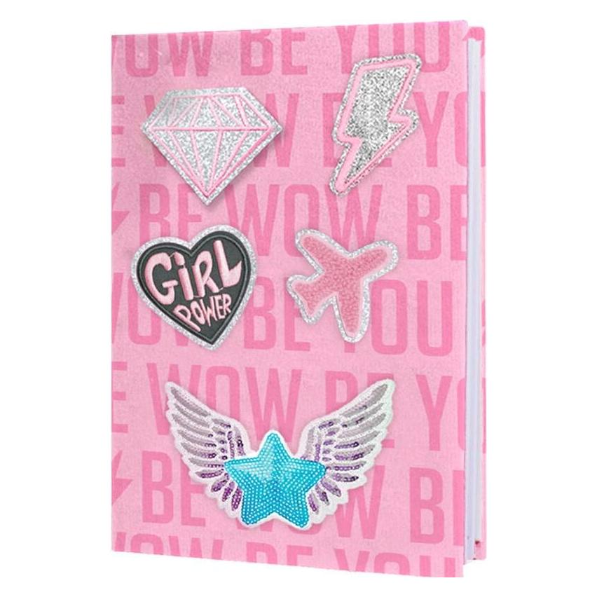 Kids Euroswan WOW Notebook mit austauschbaren Patches (Disp.=6) (A5, Liniert) (WOW00073)