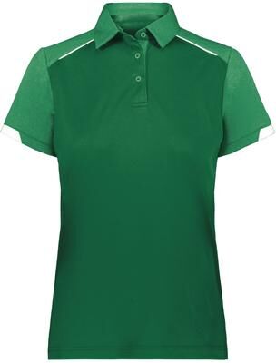 Russell Athletic R20DKX Women's Legend Polo Shirt in Kelly size Small   Polyester