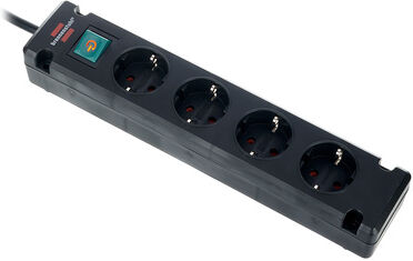 Brennenstuhl Bremounta Socket Strip 4Way BK Schwarz