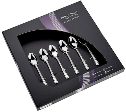 Arthur Price Classic Harley Set of 6 Teaspoons