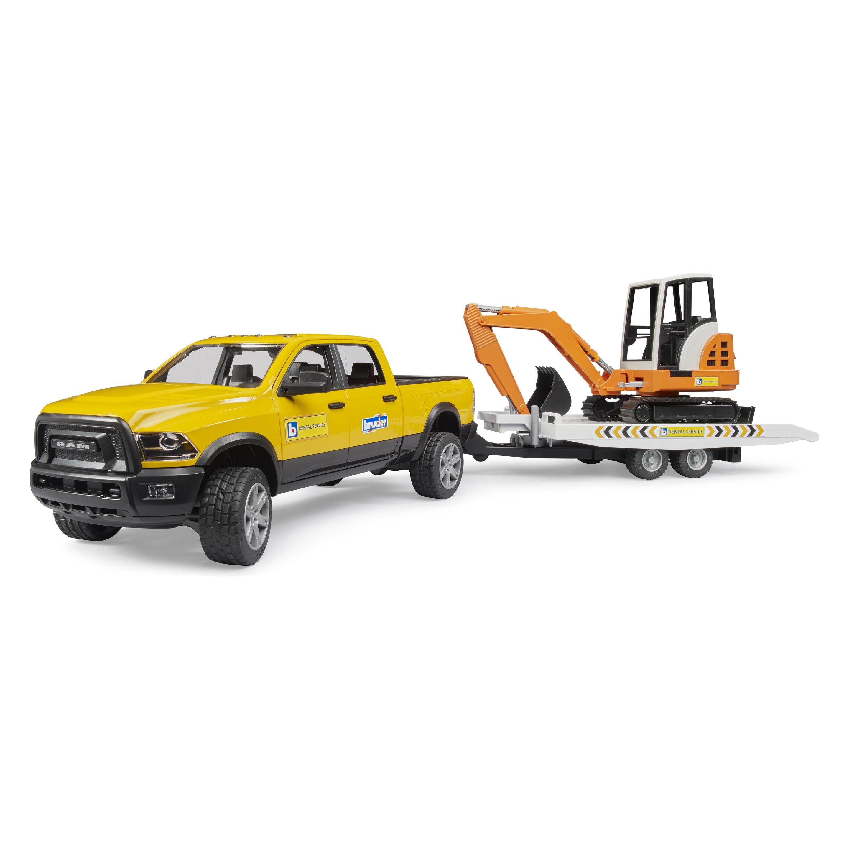 Bruder RAM Rental Service mit Minibagger (2546)