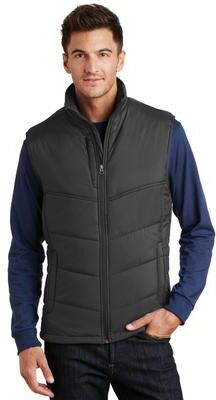 Port Authority J709 Puffy Vest in Black size 3XL   Polyester