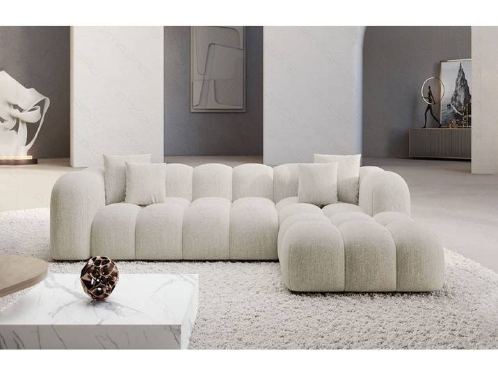 Stoff Ecksofa Formentera L-Form