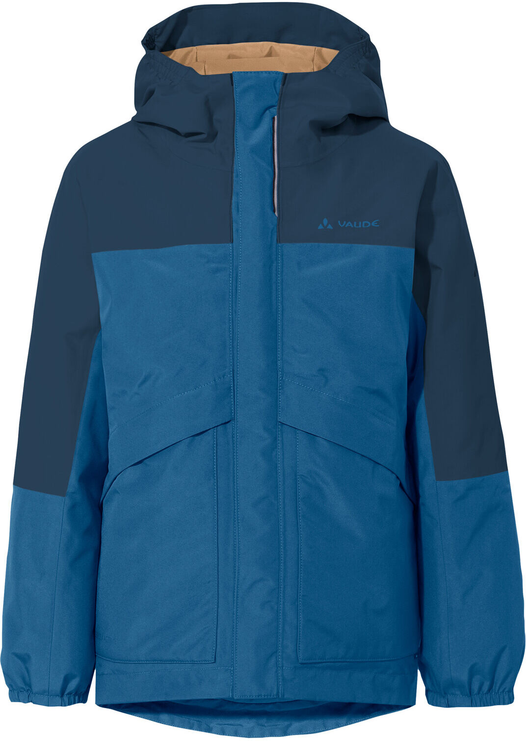 Winterjacke VAUDE "KIDS ESCAPE PADDED JACKET", Kinder, Gr. 92, blau (ultramarine), Obermaterial: 100% Polyester. Futter: 100% Polyacryl. Wattierung: 100% Polyester, normal, Jacken Winterjacke, sportlicher Stil, für Kinder und Jugendliche, atmungsaktiv ult